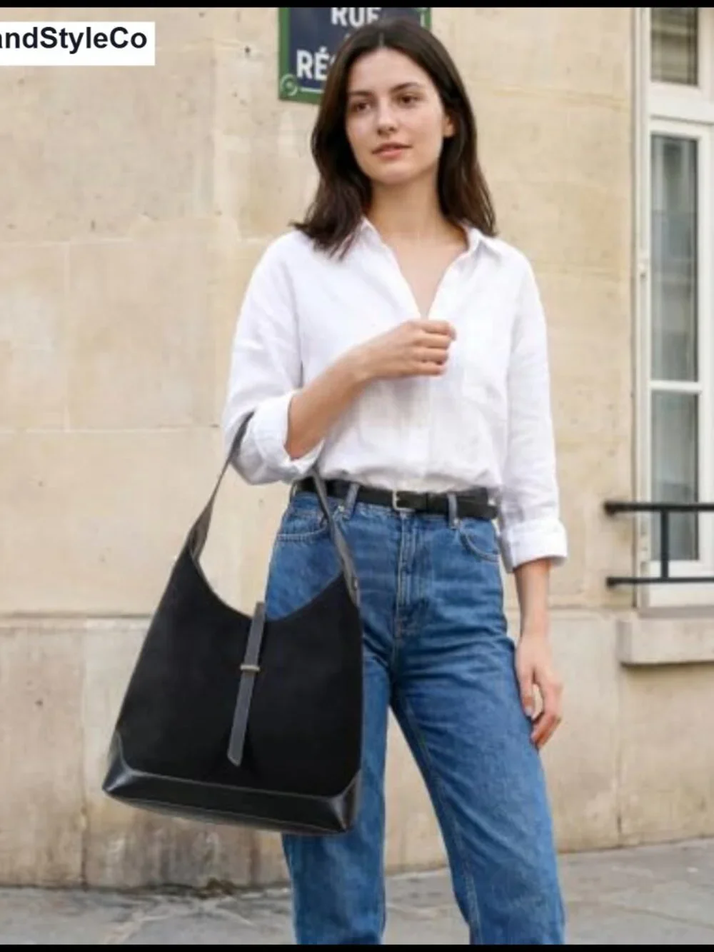 Faux Suede Slouchy Hobo Shoulder Bag Retro Tote Purse for Women Travel Work
